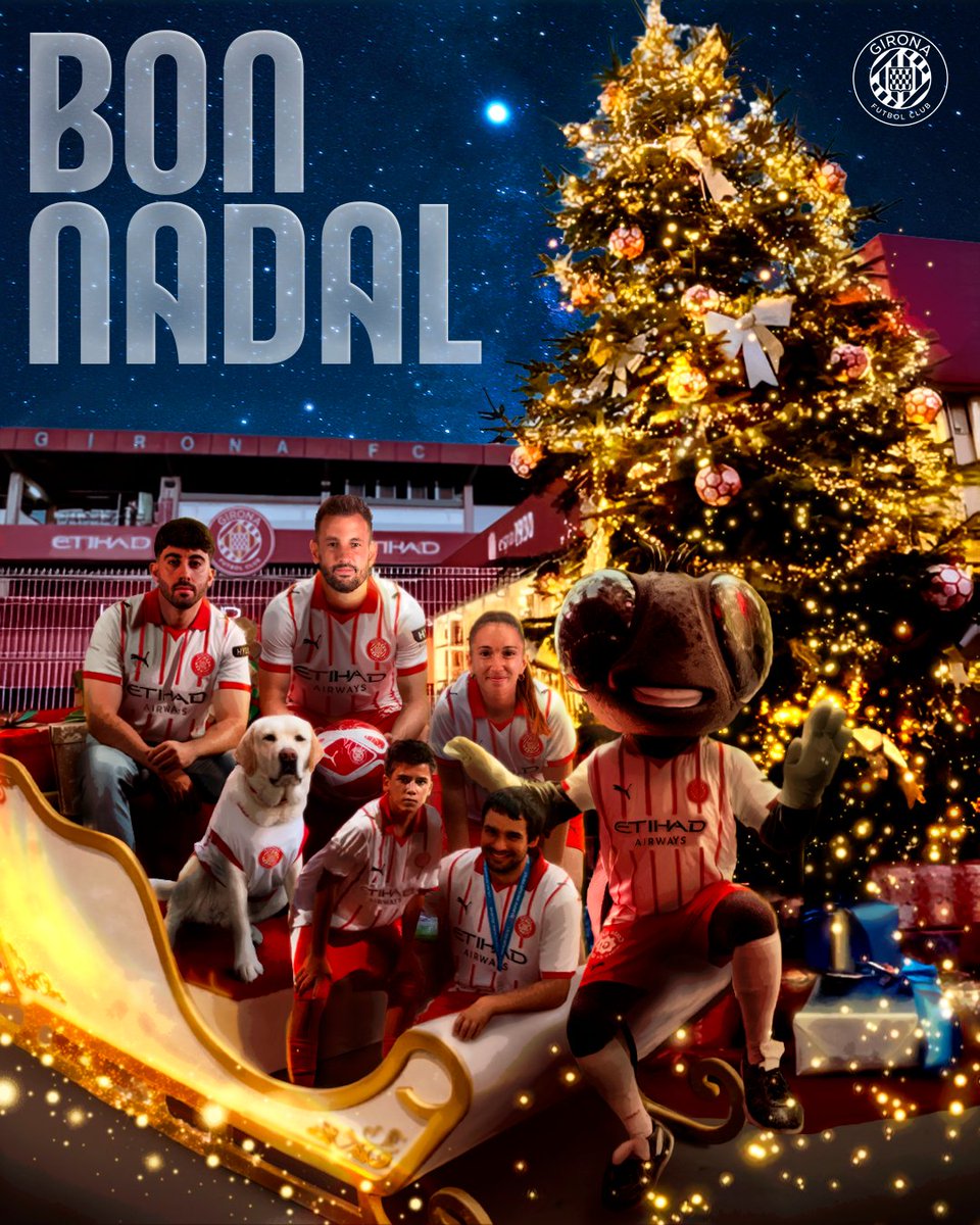 Bon Nadal, gironins! 🎄❤️🤍