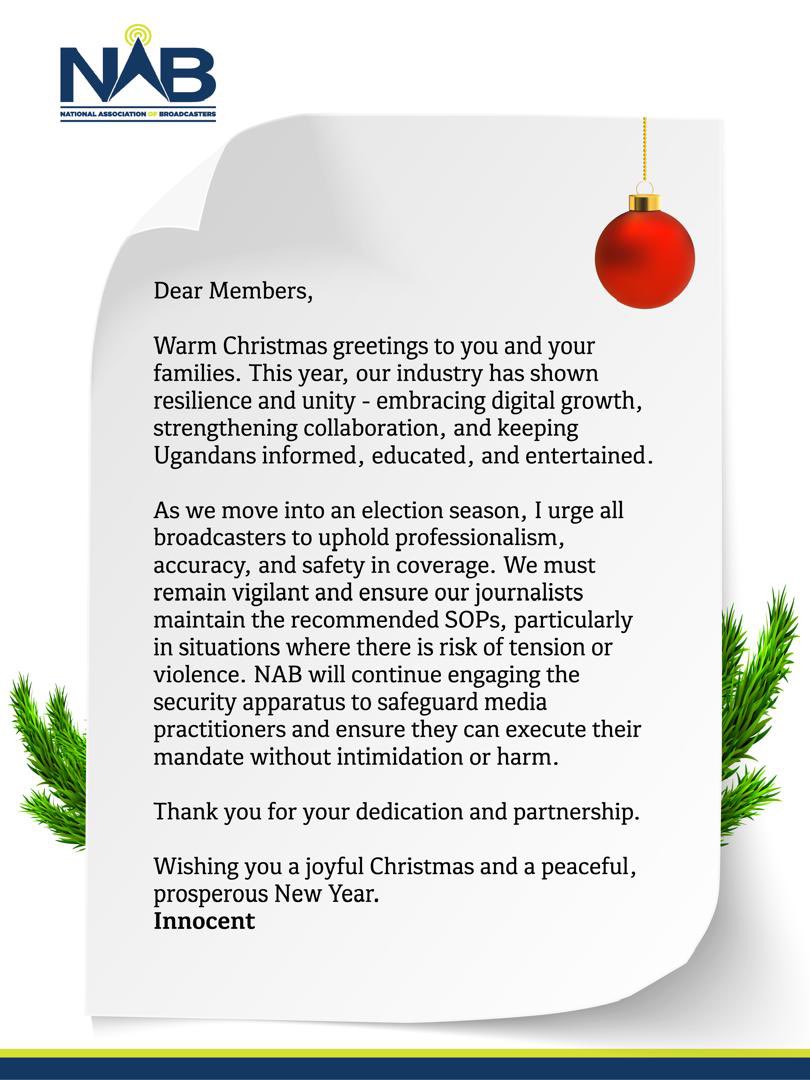 Celebrating the season with gratitude for our broadcasting family. Merry Christmas and a Happy New year!