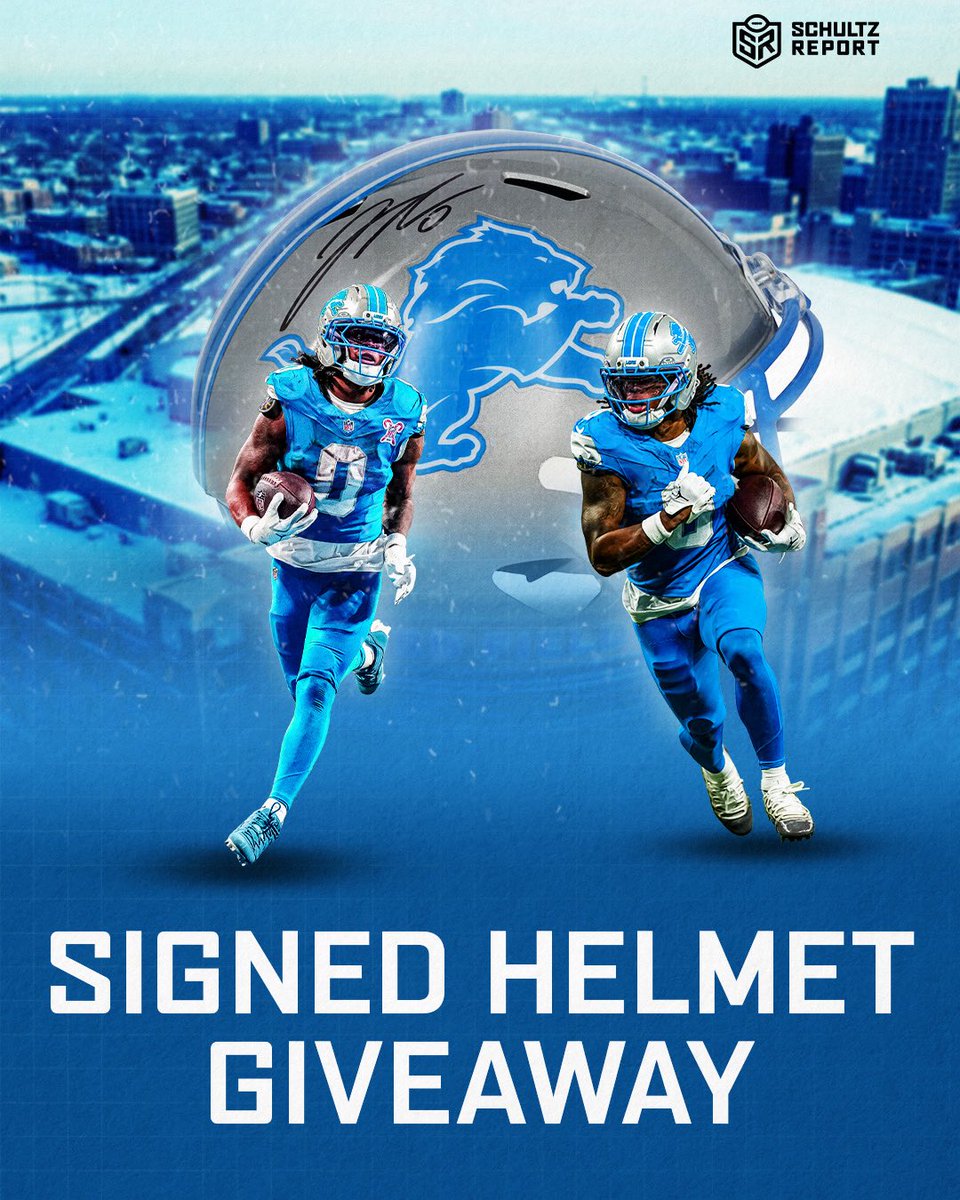Schultz_Report's tweet image. 🎄 Signed Helmet Giveaway! 🎄

I'm giving away a signed Jahmyr Gibbs helmet. 

Rules:
1. Follow @Schultz_Report 
2. Like this post 
3. Reply with how many rushing yards Gibbs has on TNF.