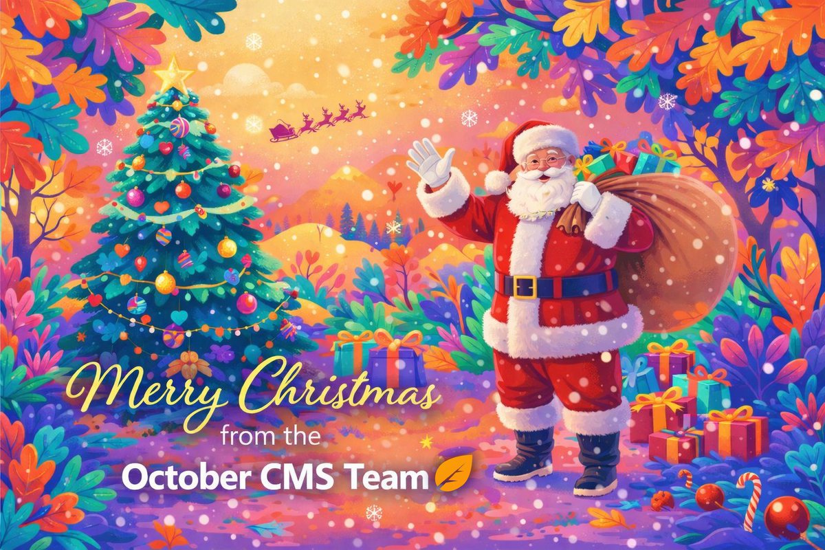 October CMS tweet media
