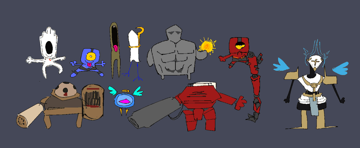 HEY! people. say hi to my UltraFellas! 
#ULTRAKILL #art