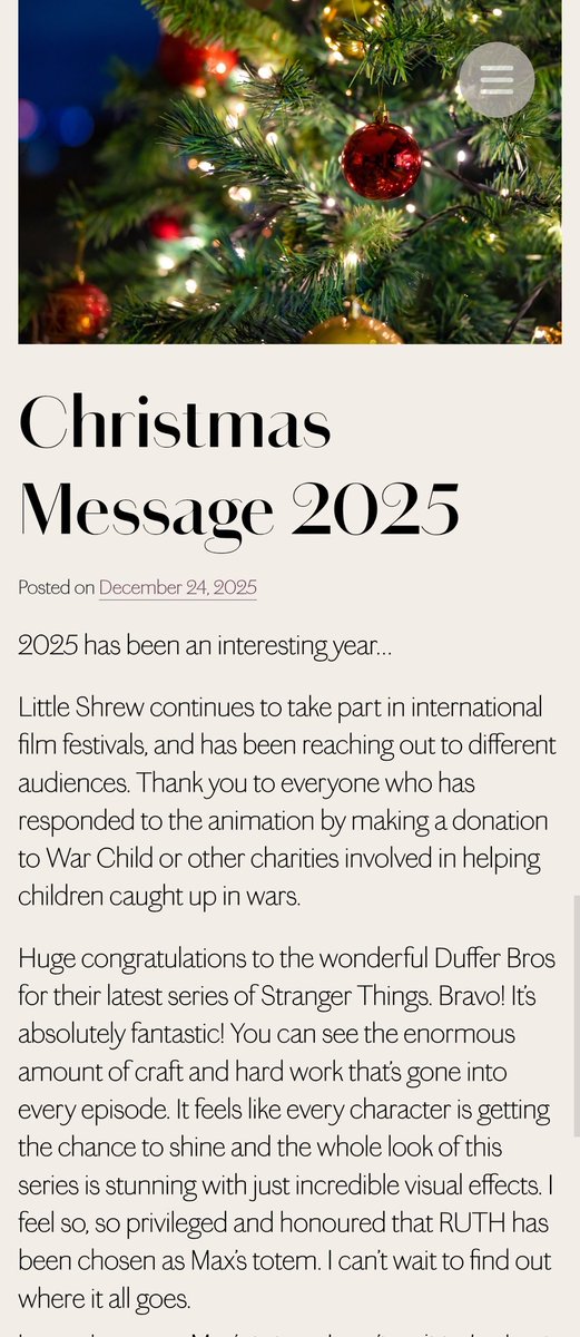 thejunebugfreak's tweet image. Kate Bush's Christmas Message 🎄