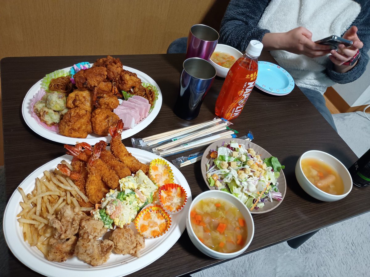 orusu321's tweet image. クリスマスパーチーした