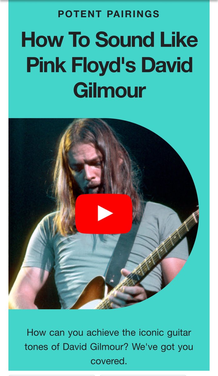 SomeGetcha's tweet image. Classic gear pairings and tone tips inspired by his most iconic Pink Floyd moments—all the essential ingredients are here.

Affiliate: tidd.ly/4l9O5wk