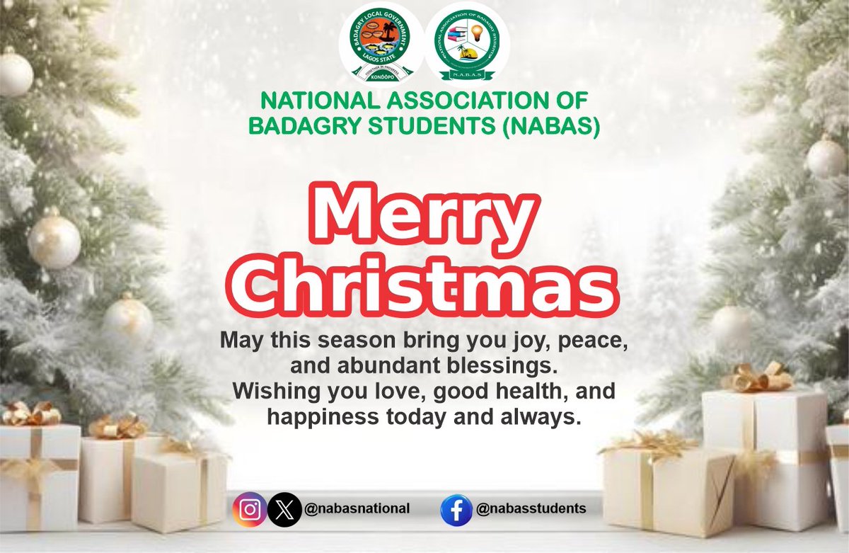 As we celebrate the birth of Jesus Christ, we pray that this season fills our hearts with love, peace, and renewed hope. May the joy of Christmas inspire unity, gratitude, and compassion as we continue to work together for the growth of education and youth development in Badagry.
