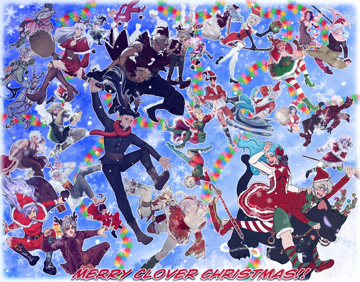 1__phoebe__1's tweet photo. .•⛄️Merry Clover Christmas Eve🎄•. https://t.co/g5oOy9zSf9