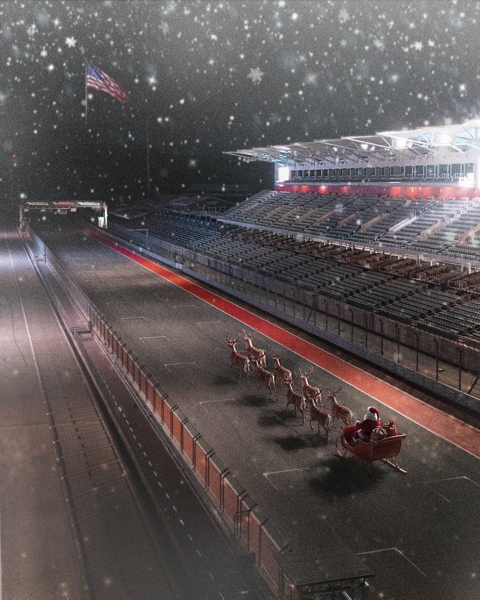 COTA's tweet image. Now entering the grid ➡️🎅