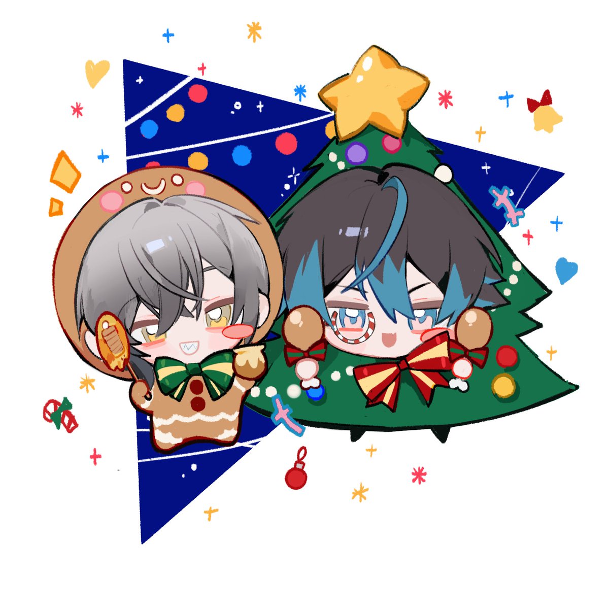 832タイム🌟 Ψ・ω・Ψ8️⃣🐝王と侧近🦕🎄サンタからメリークリスマス