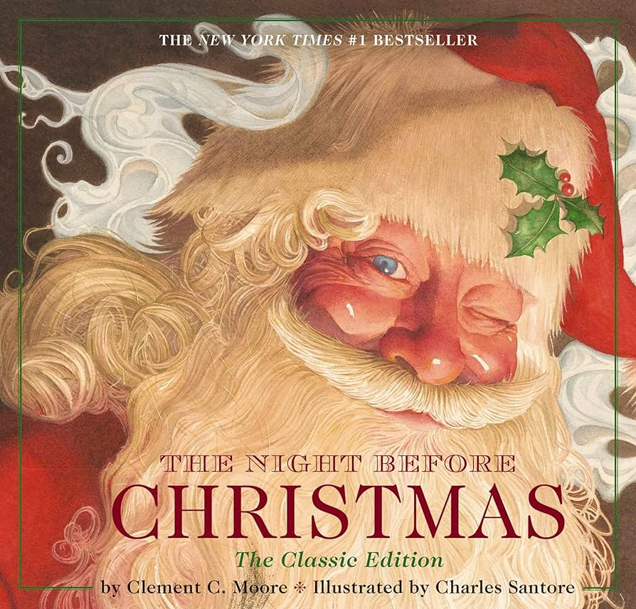 CarlsonABritt's tweet photo. It's Christmas Eve! And there's no better book to read than The Night Before Christmas! It's a magnificent poem that helped to influence our conceptions of Santa Claus from the mid-19th century to this day. It's about a father who sees Santa Claus while his family sleeps 🎄🎅🏼🎁 https://t.co/fiir34kRKu