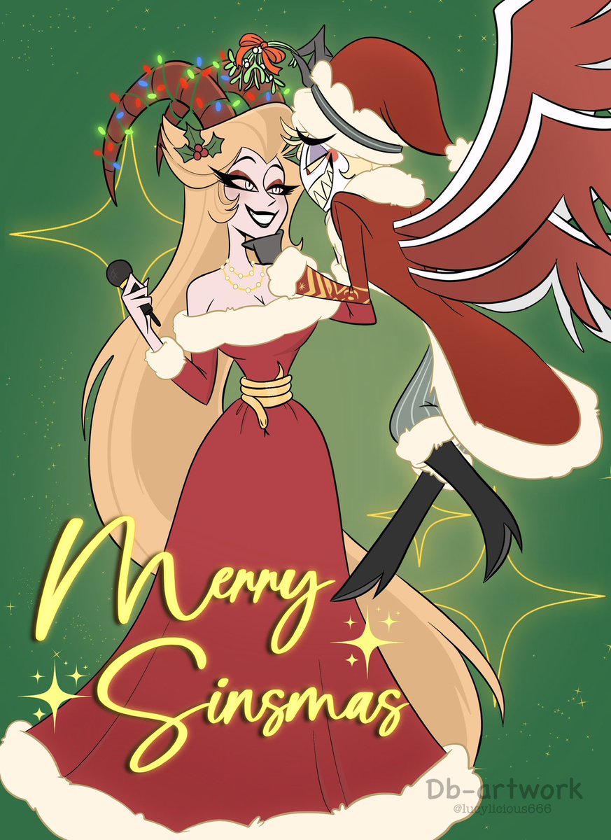 Lucylicious666's tweet photo. Happy Holidays!!
#lucilith #LuciferMorningstar #HazbinHotel #Hellaverse https://t.co/fduYZ9Eq20