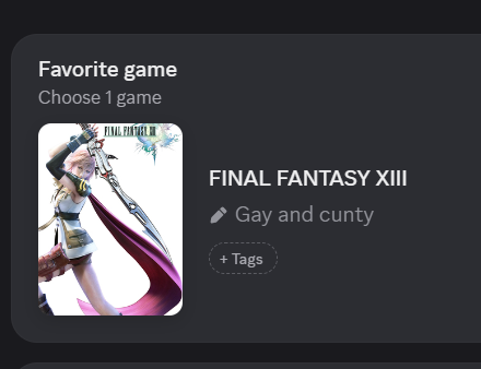 vampirelightifa's tweet image. Do we like my reasoning for putting FFXIII as my favorite game on Discord