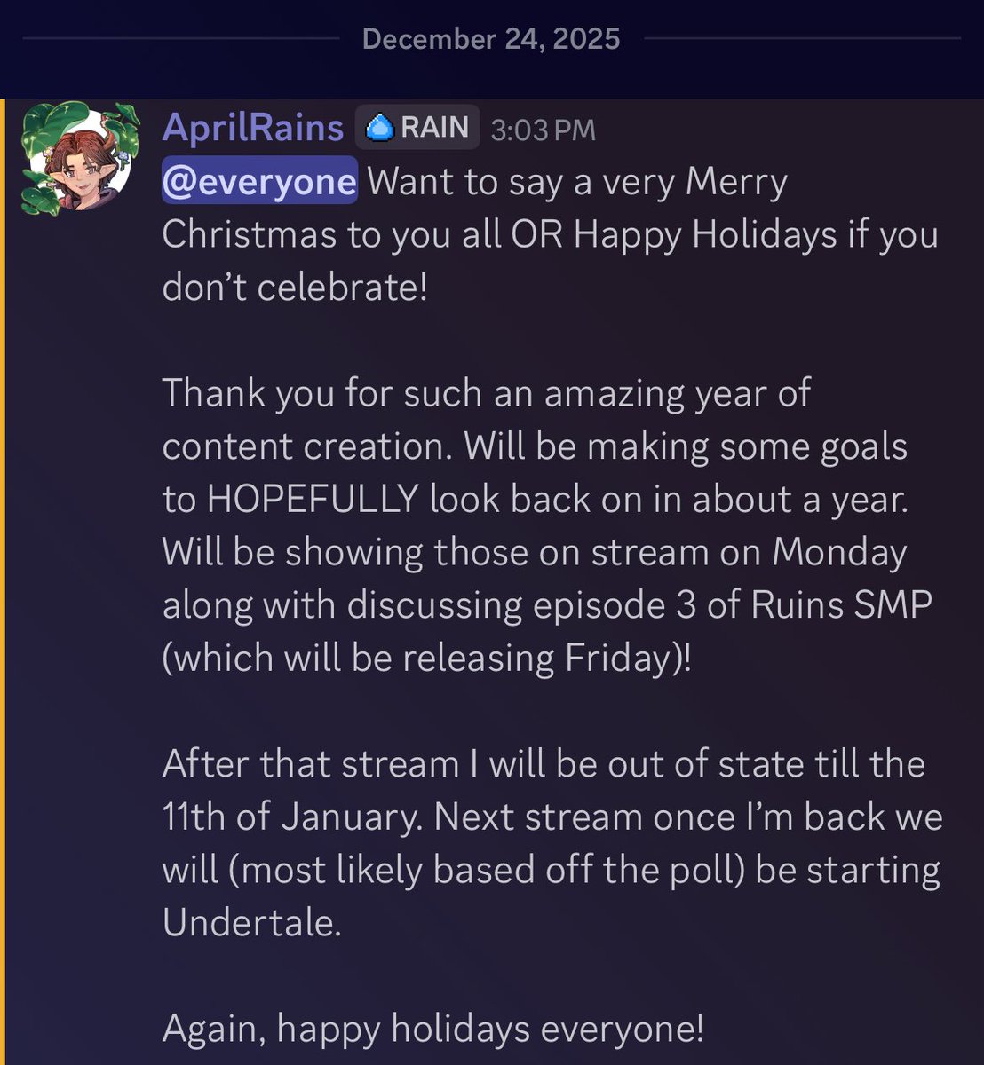 Merry Christmas everyone 🥰