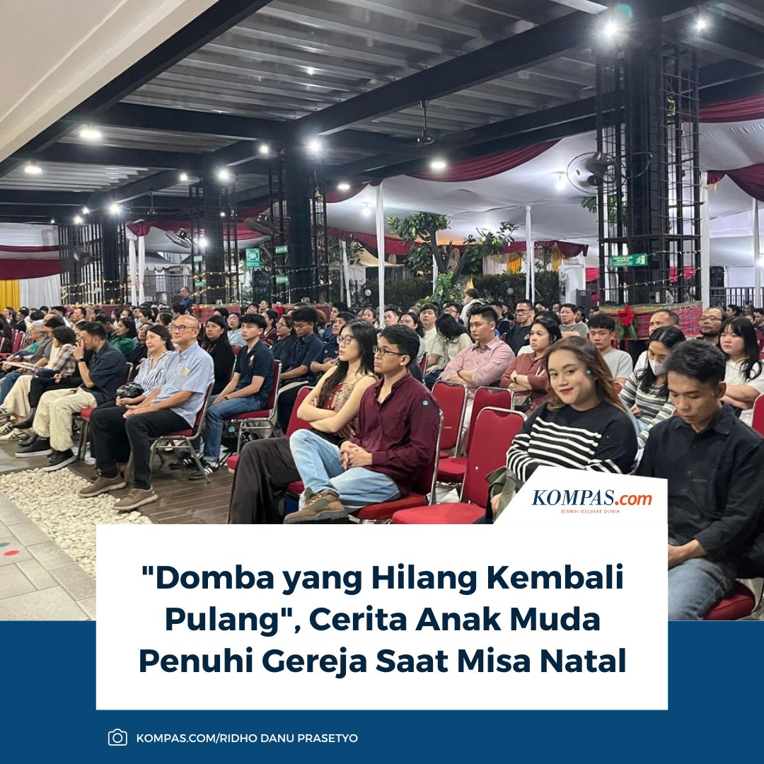 kompascom's tweet photo. Istilah "domba yang hilang" menjadi ungkapan guyonan sekaligus refleksi yang populer di kalangan anak muda setiap perayaan Natal tiba.

Baca selengkapnya 👇
https://t.co/lPYFl8uTWt

~LL #Natal2025 https://t.co/FZZO2opvgK