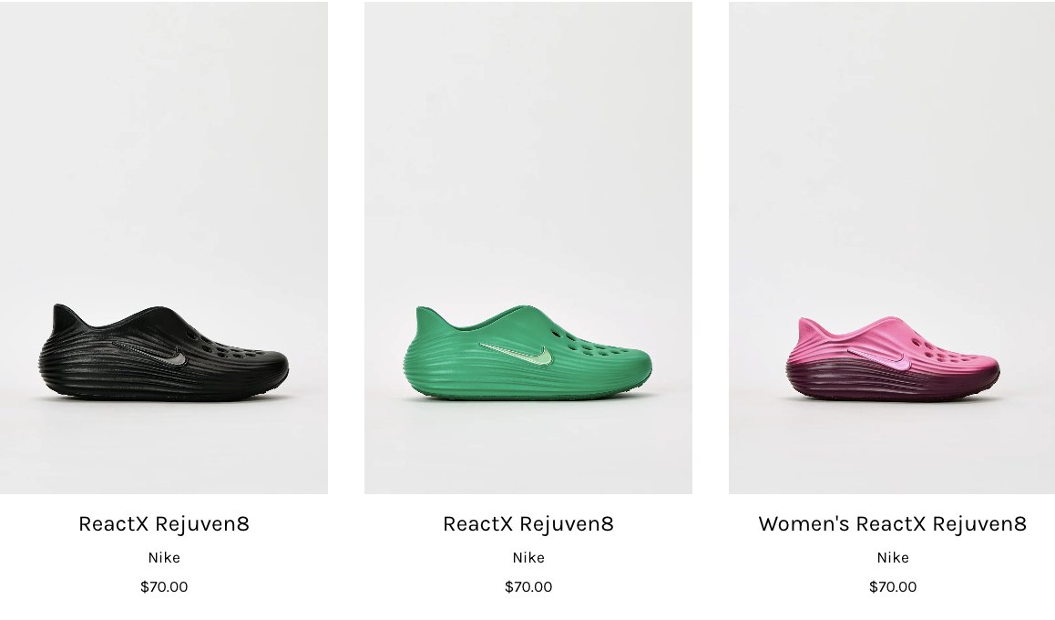 Ad: 40% off Select Nike ReactX Rejuven8 - use code XMAS40

SHOP => tinyurl.com/3njwrt6m
