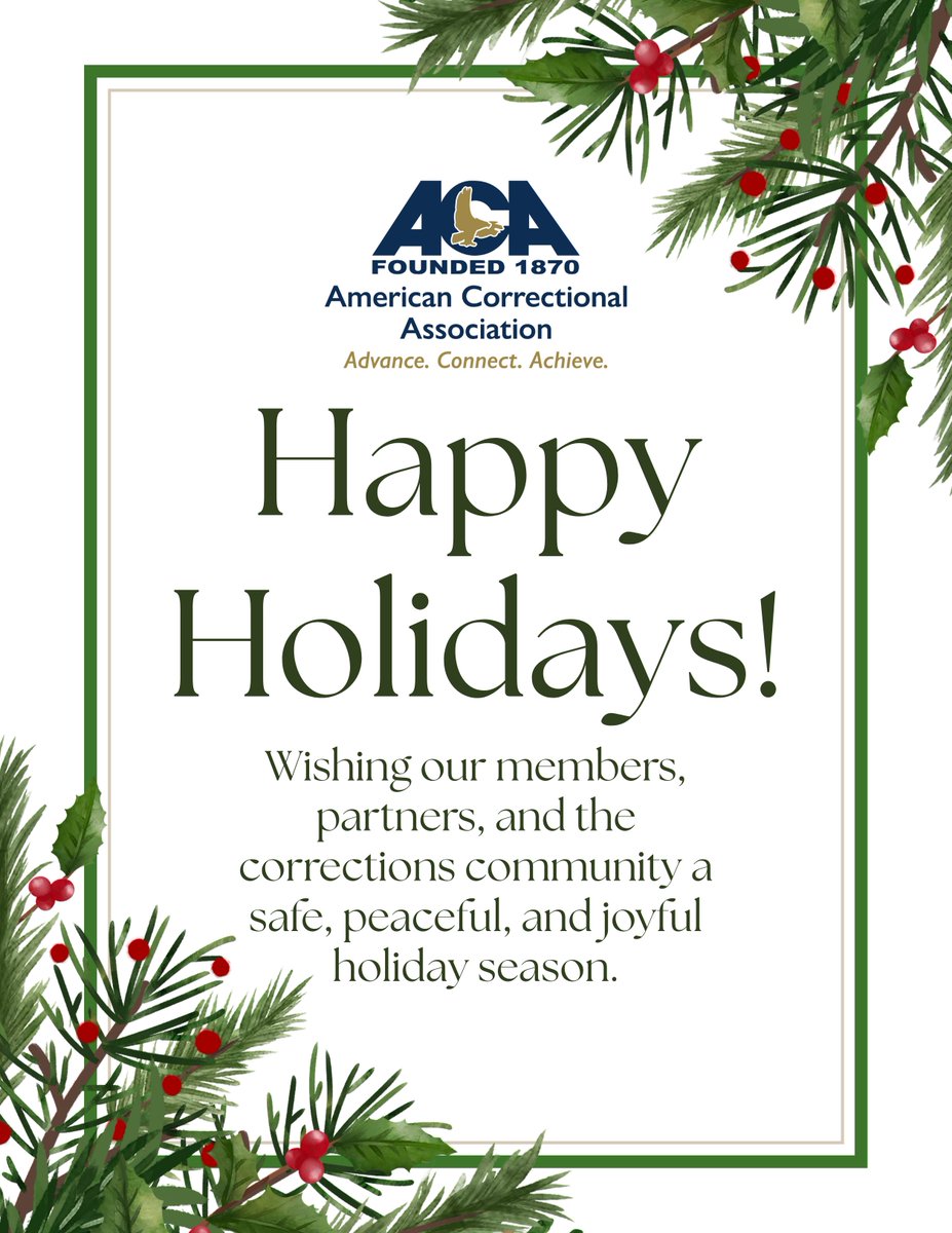 American Correctional Association tweet media