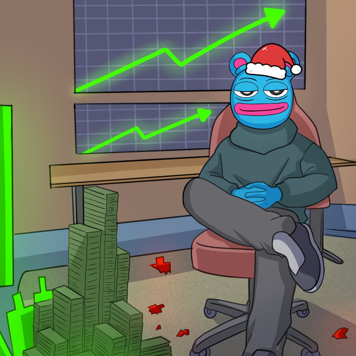 BasedBrett's tweet image. Merry Brett Christmas and a Happy @base New Year 🟦