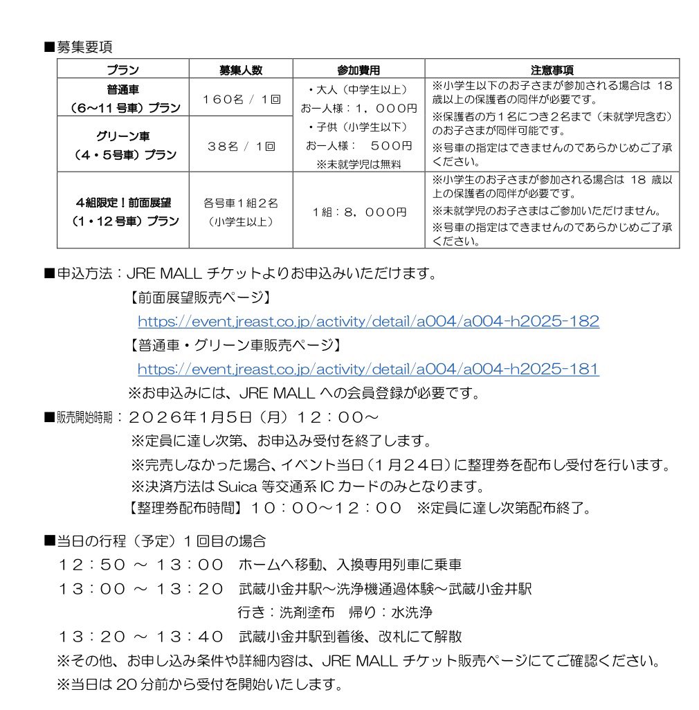 イベント情報】 武蔵小金井駅は来年1/15(木)で開業から100周年を迎え