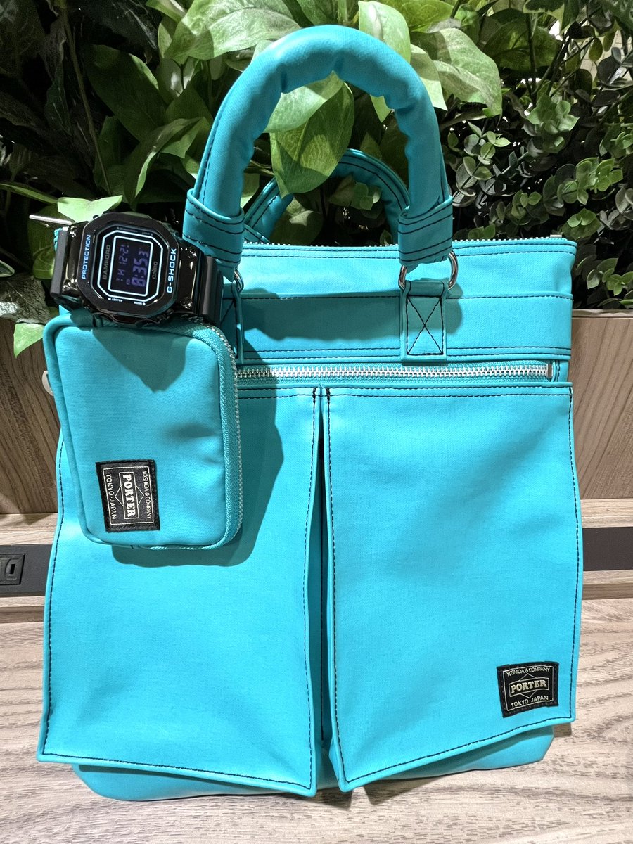 ターコイズ PORTER FREE STYLE Helmet Bag 吉田カバン、90周年を記念