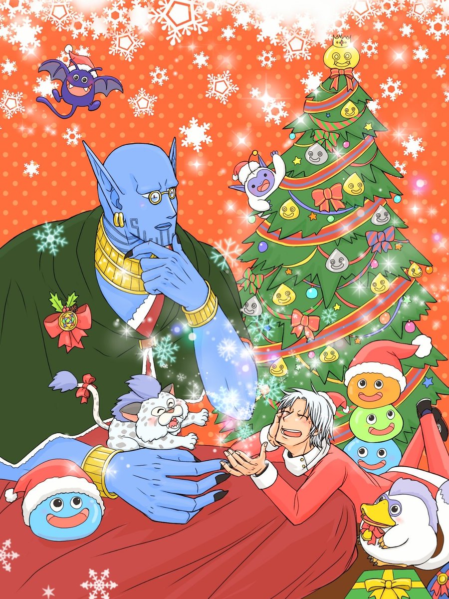 🌟🎄メリークリスマス🎄🎁 X'masドラクエモンスターズとガンガさん
