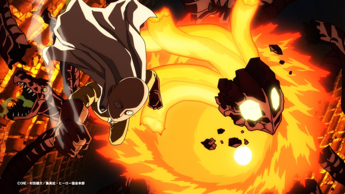 AT-Xで本日放送👊】 アニメ「ワンパンマン」第3期 第12話（#36）「究極