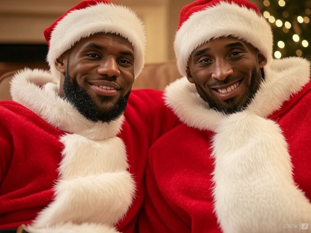 LakeShowYo's tweet image. All-time scoring leaders on Christmas 🎄 

1. LeBron 👑 
2. Kobe 🐍