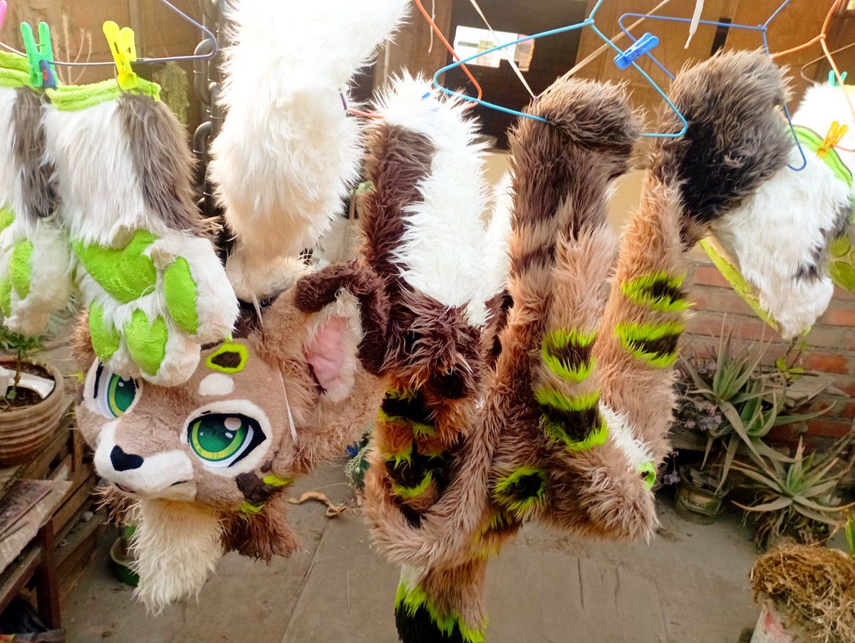Niu_Ears_Up's tweet image. Dismantling my suit because my friends are calling me NiuBERT because of my lynx