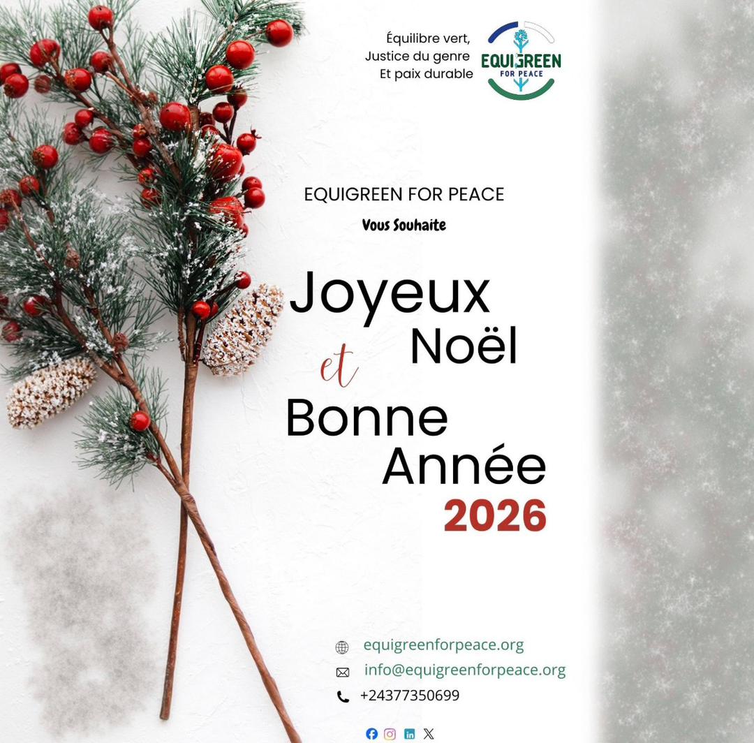 equigreen's tweet image. 🎄 Joyeux Noël à nos partenaires, bénévoles, alliés, sympathisants et à toute la communauté #EquigreenforPeace.
Merci pour 2025, une année d’engagement collectif pour la promotion du genre, la paix et la planète 🌍🌱
Cap sur 2026, ensemble.
✨ Bonne année !
#noel2025