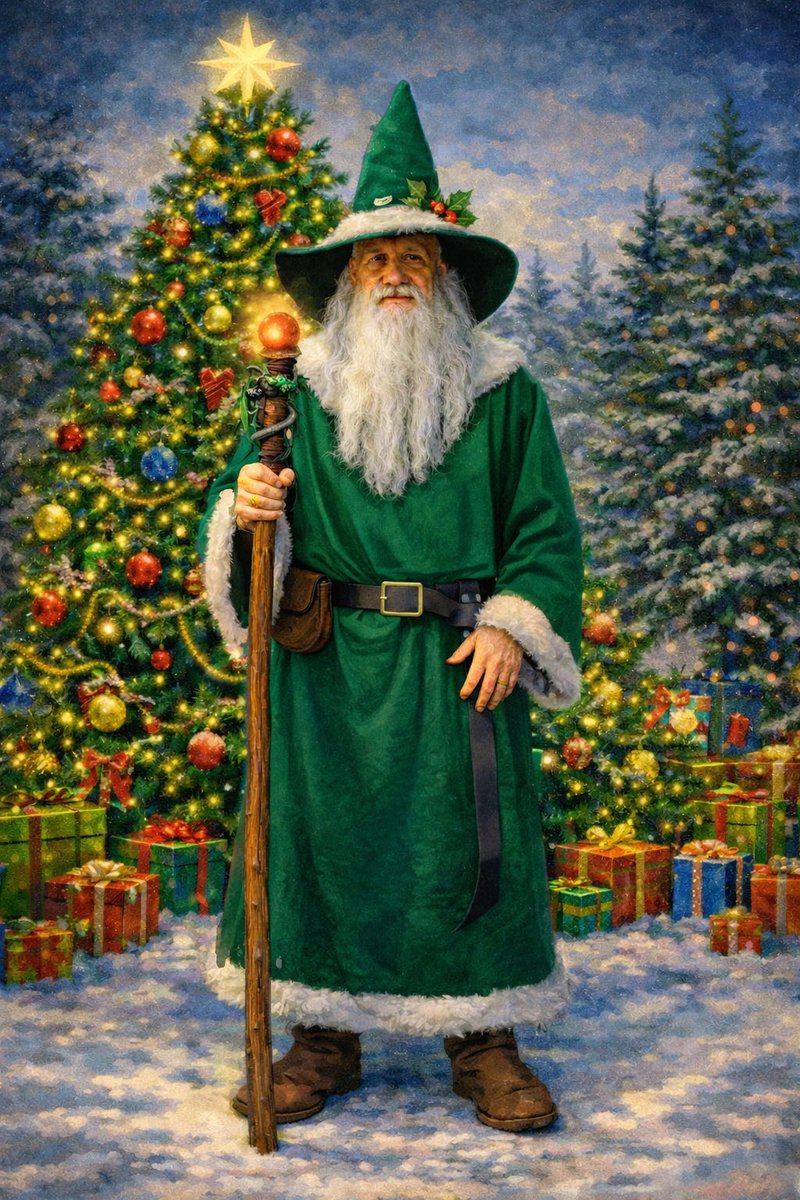 GreenWizardGame's tweet image. Happy Holidays and a Magical New Year! 

#Christmas #HolidaySeason #HappyHolidays #Wizard