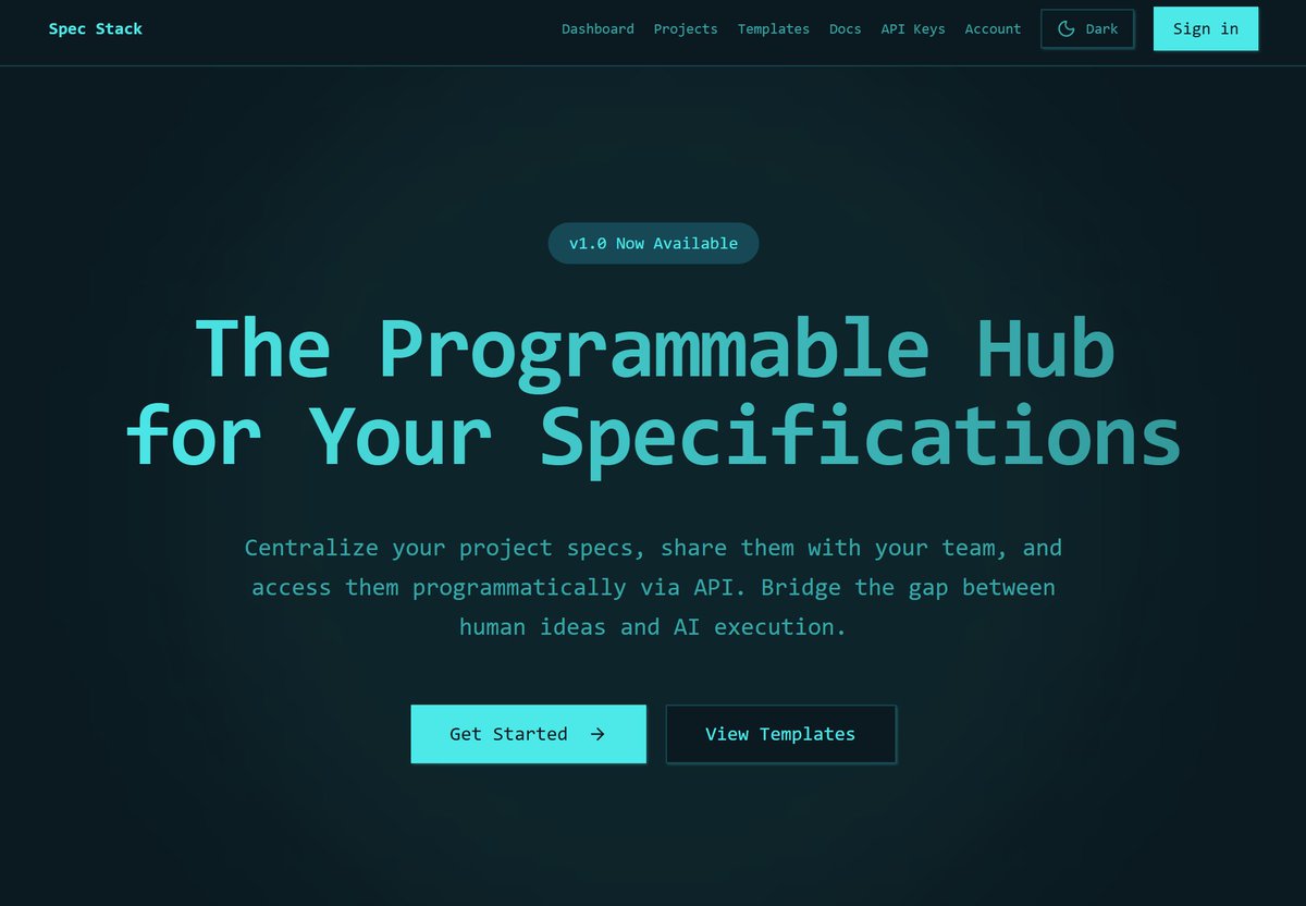 SpecStack tweet picture