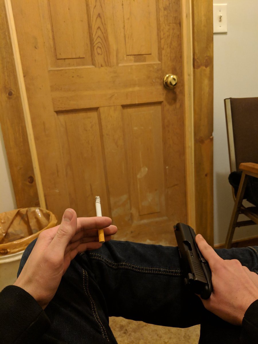 Howlingmutant0's tweet image. Santa ain’t sneakin his fat ass past me this year, I’ve got every entrance covered.  Well except the chimney of course but who would…that crazy son of a bitch…