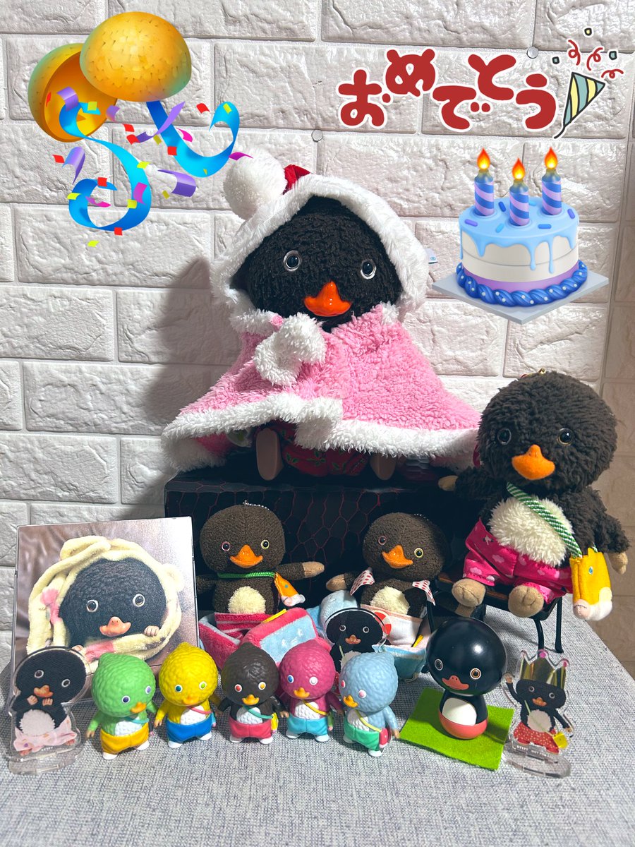 togarirecords 7歳✨おめでと〜🎉 我が家のノラくん大集合💖 お祝い