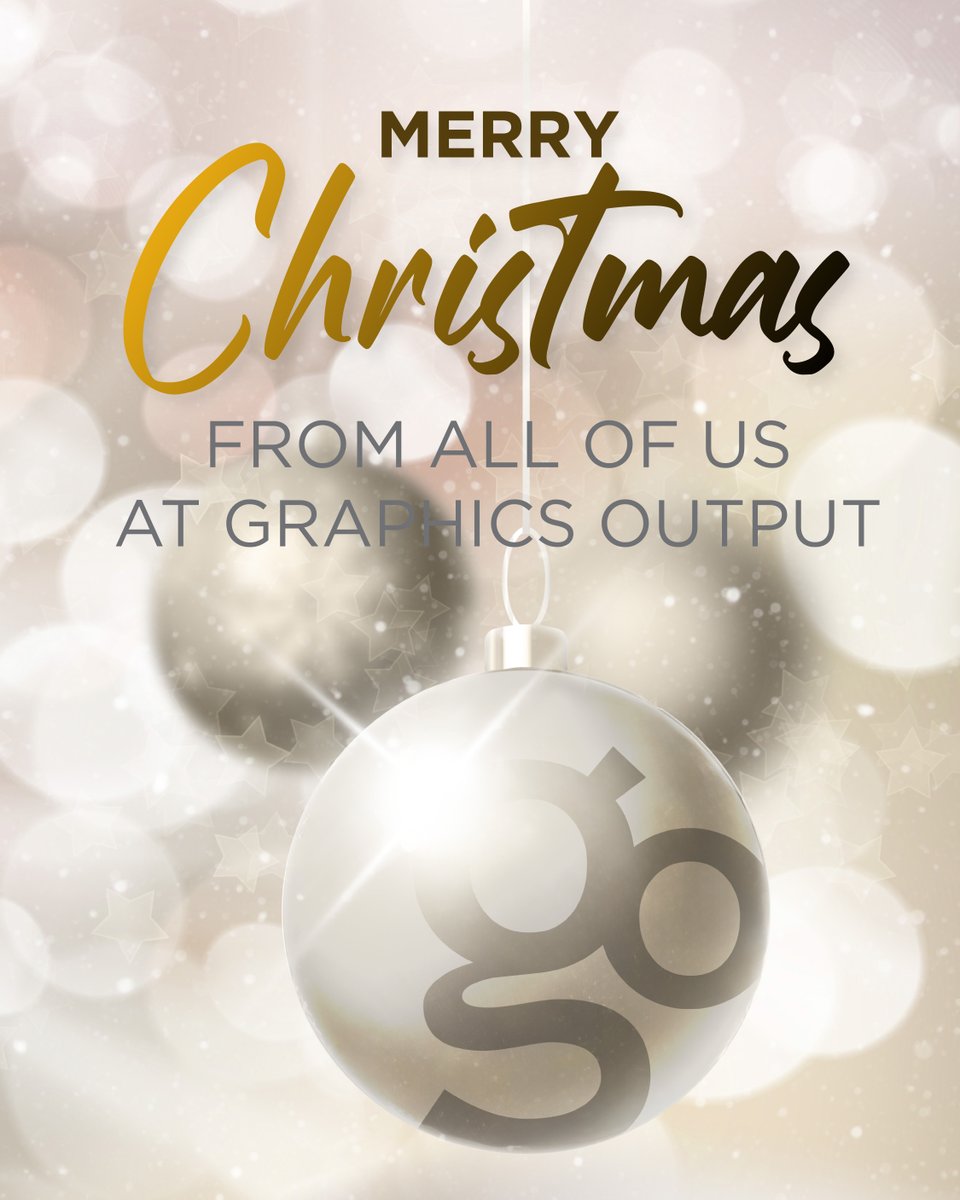 GraphicsOutput's tweet image. It’s beginning to look a lot like… rush jobs!  🎄 🖨️ 🏃 💨 😅  Merry Christmas and happy holidays to you and yours! 💝