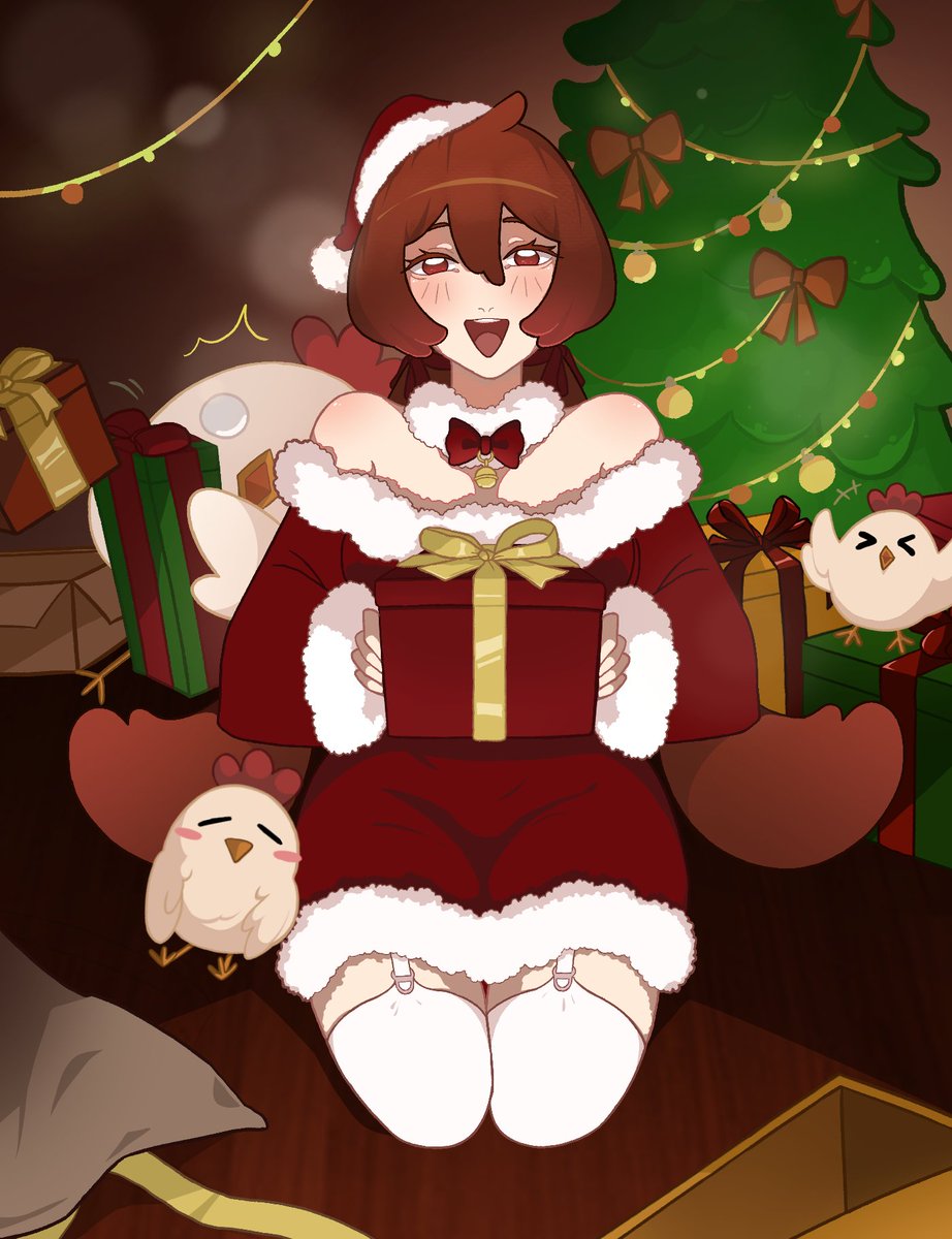 dumbnuggetto's tweet photo. Santa Nugget wishes you all a Merry Christmas &amp; Happy New Year!! 🎄 ✨ 
🎨 @fuosanx 
#MerryChristmas #HappyHolidays https://t.co/2a2iqUU5a1