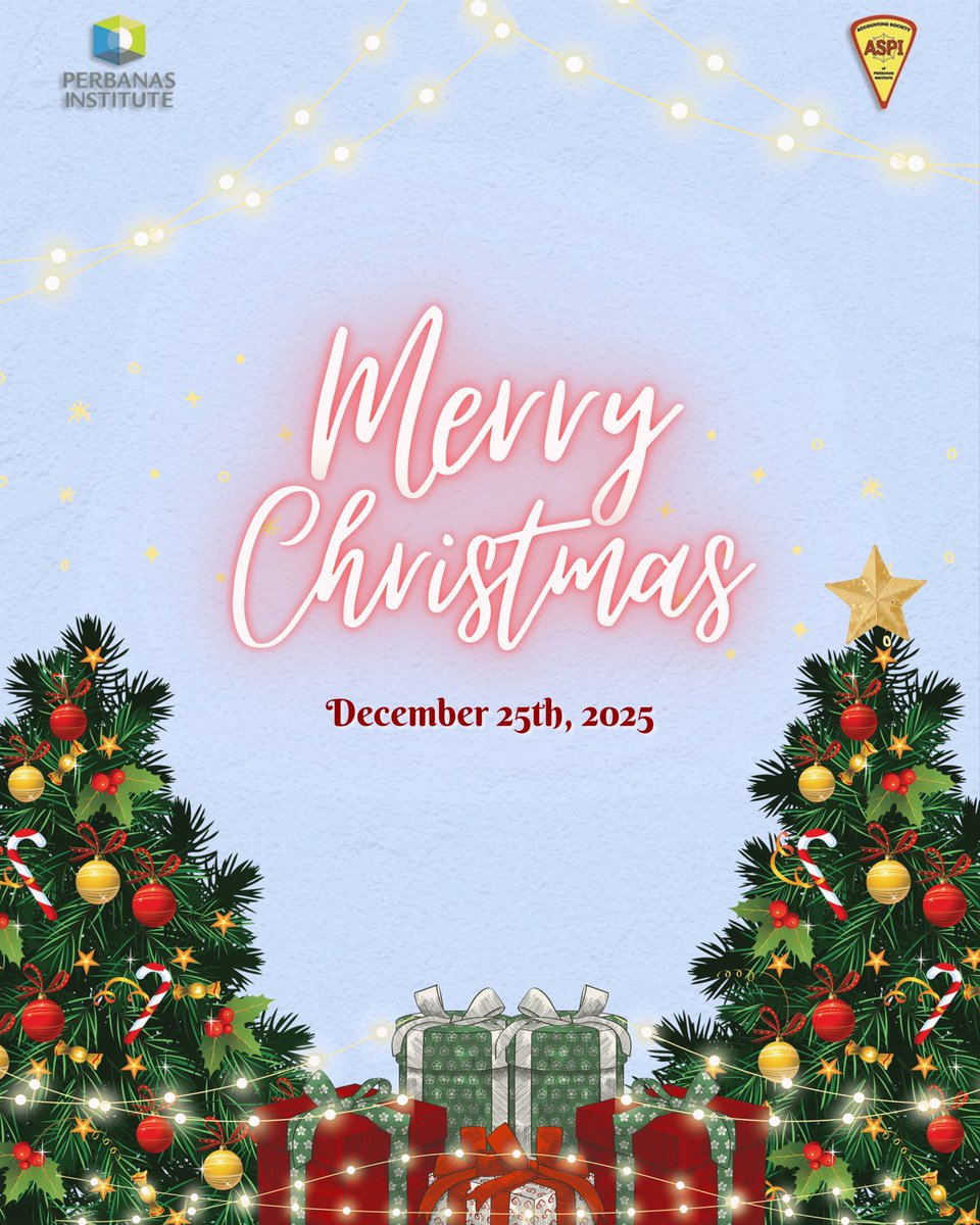 [ HARI NATAL ]

Semoga damai, kasih, dan sukacita Natal senantiasa menyertai serta mempererat kebersamaan kita semua.

Kami segenap pengurus HIMA 2026/2027 mengucapkan, Selamat Hari Natal 2025.

Best Regard,
Public Relations of HIMA Perbanas Institute