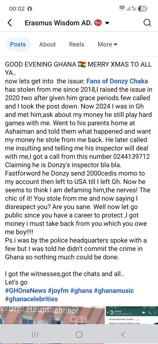 savetee_erasmus's tweet photo. MERRY FUCK XMAS @Donzy_Chaka 
Now let go to the muddy side 
1.stole my money 2018, 2024 was in gh,u run to USA. U said I be fool and you go let AS Sarpong whatever his name be will deal with me after stealing from me.
Abi U say I go fail for Europe 🇪🇺 way I come back home right? https://t.co/ZfddXly5h6