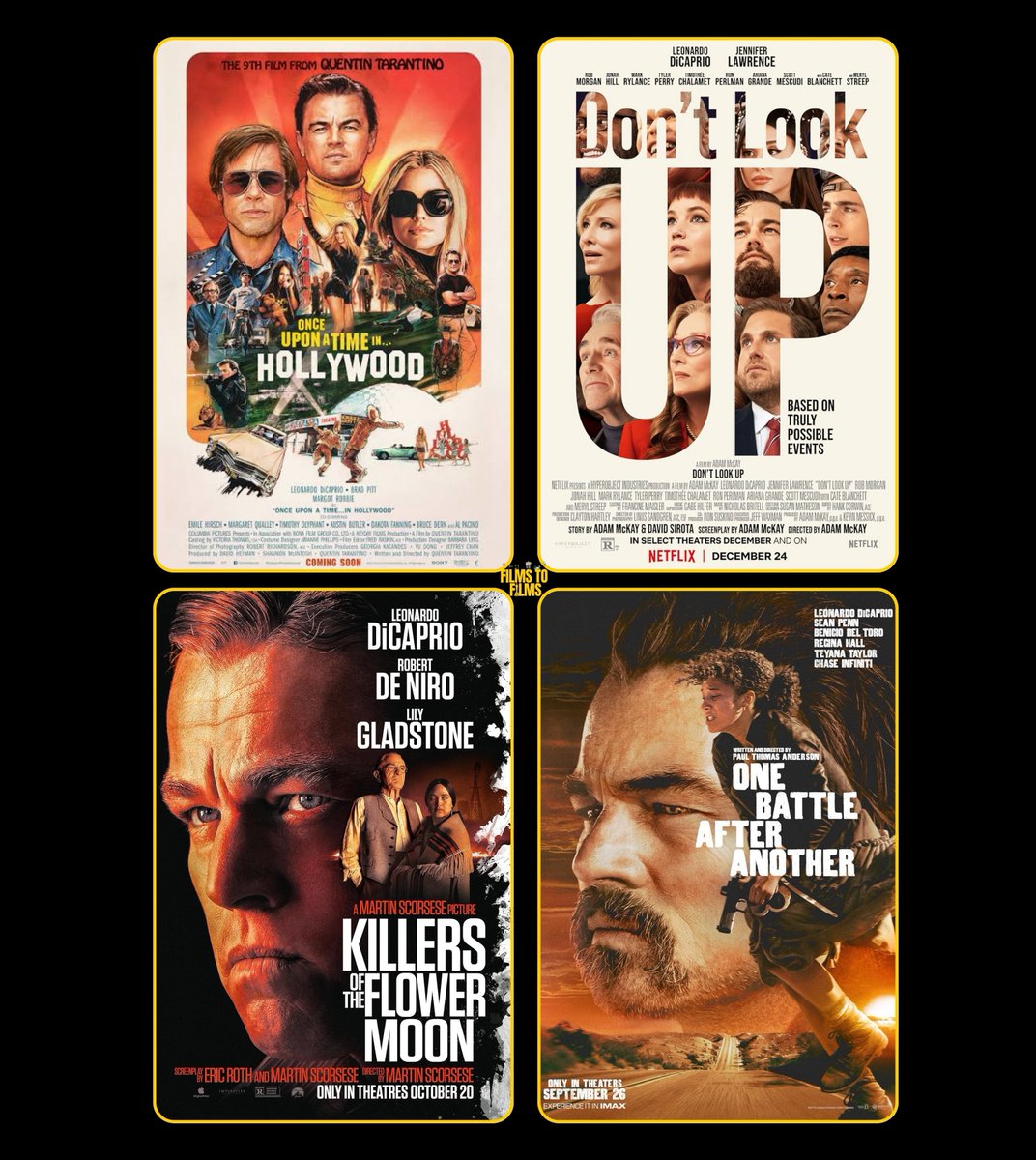 Leonardo DiCaprio after winning an Oscar.