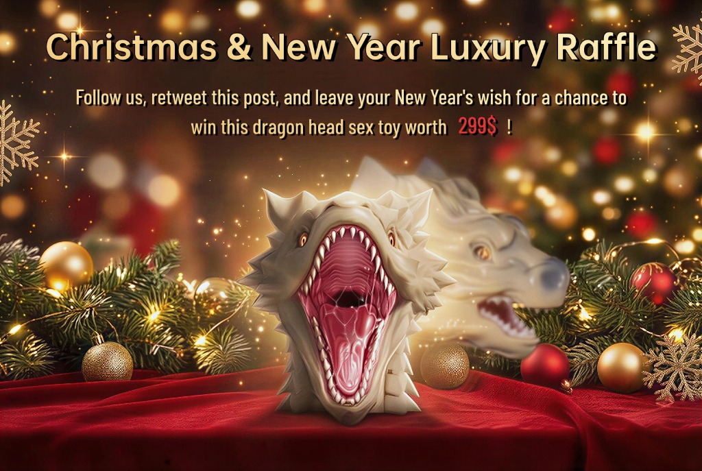 dimvra's tweet image. As the New Year approaches, dimva has decided to hold a giveaway. The winner will receive a dragon-shaped men's masturbator worth $299.

How to participate: Retweet this tweet and follow my account (and leave your New Year's wish).

Important note: This giveaway is primarily…