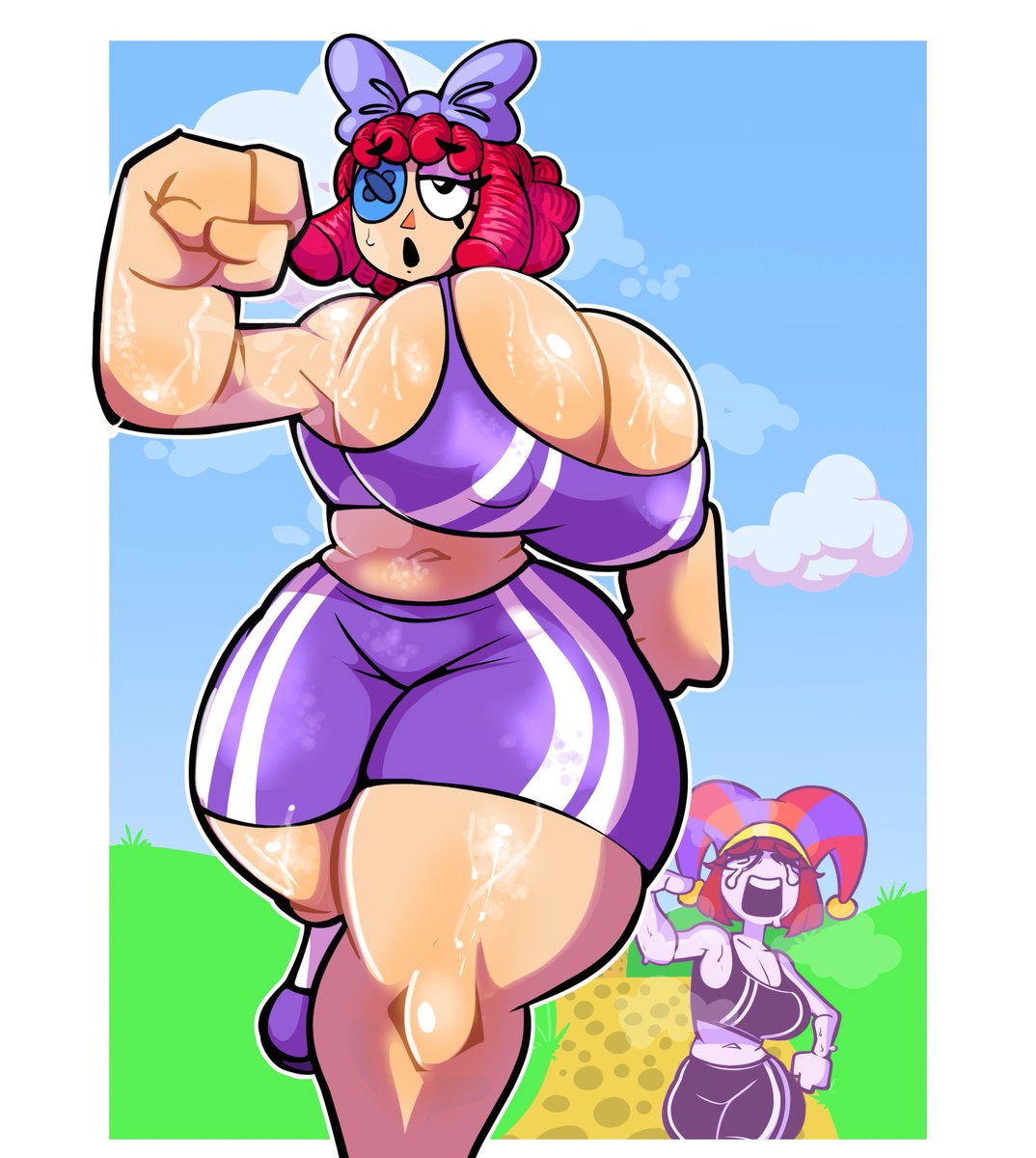 dagon789's tweet photo. Jogging with Ragatha and Pomni

#art #fanart #tadc #TheAmazingDigitalCircus https://t.co/HESE6UTkpI