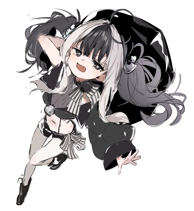 らくがき ブラックサンタさん