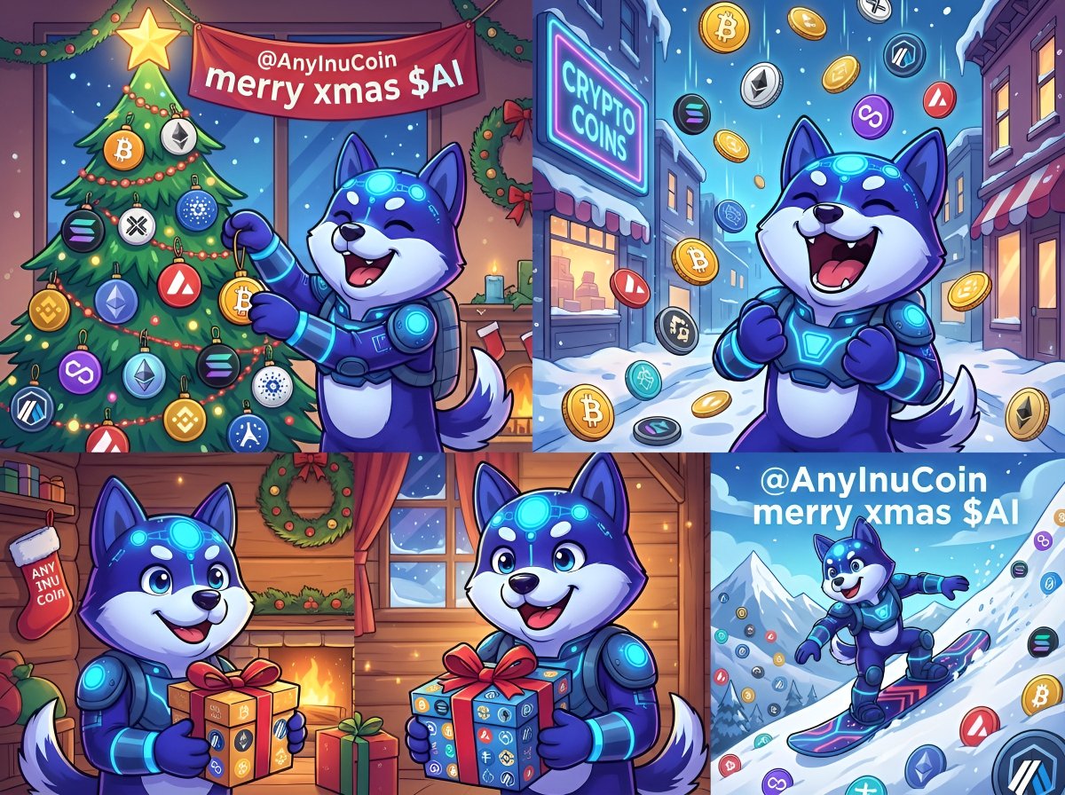 🎄 MERRY XMAS, CRYPTO 

While most people unwrap gifts…🎁
$AI is unwrapping attention. 👀
Memes → AI → Community → Momentum
No VCs. No shortcuts. Just leverage building.

If you’re seeing <a href="/AnyInuCoin/">Any Inu</a> today, you’re not late, you’re early enough to matter.

Drop a 🎄+ your