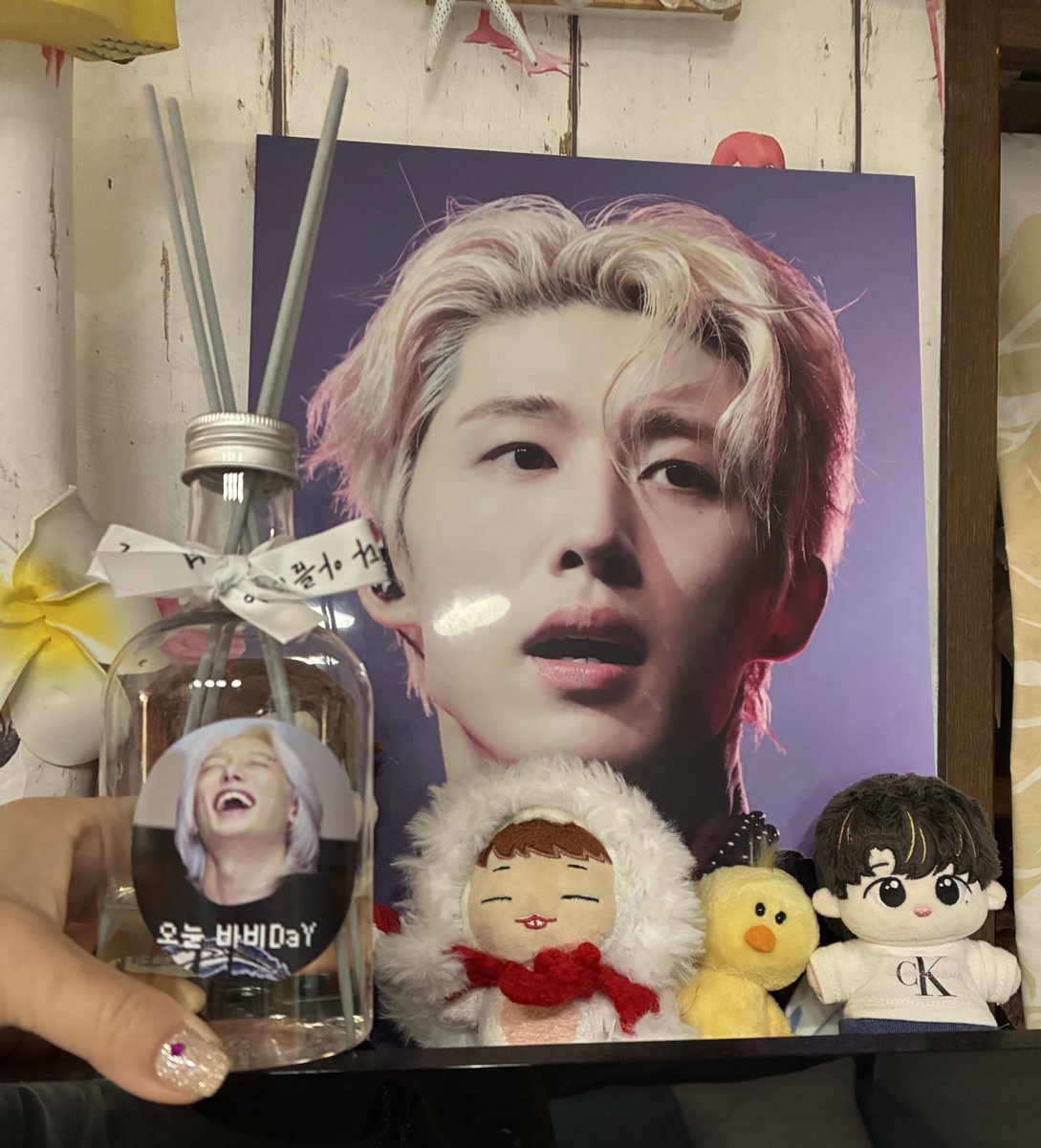 ディフューザーボトルに
してみた👍
バビ💜センイルカフェ☕️
#BOBBY