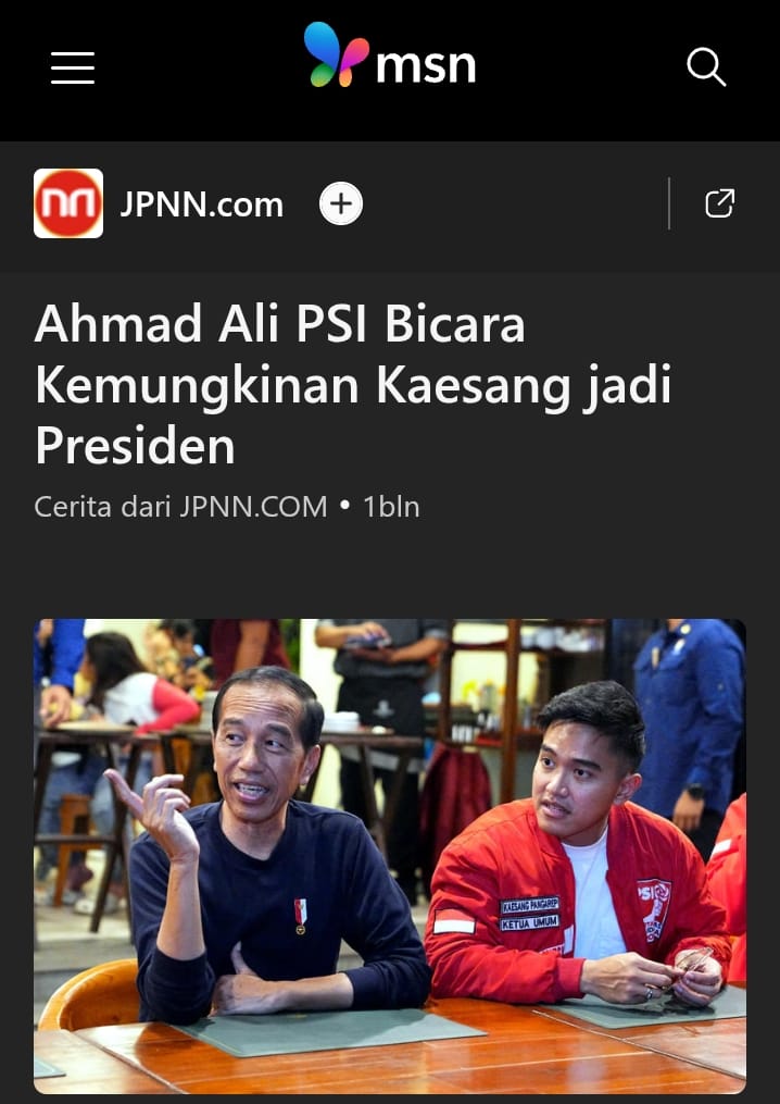 Maaf banget pak Ahmad Ali, Pilpres masih jauh banget lebih baik fokus pada perbaikan kepengurusan biar tertata. Jangan senggol sana sini juga, Jadilah diri sendiri
