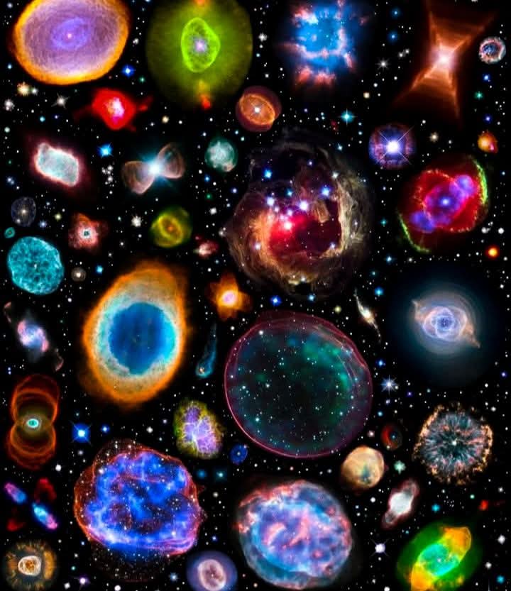 konstructivizm's tweet photo. A Collection of 100 Planetary Nebulae Photographed by Hubble Space Telescope. https://t.co/AQTDKTBhlK