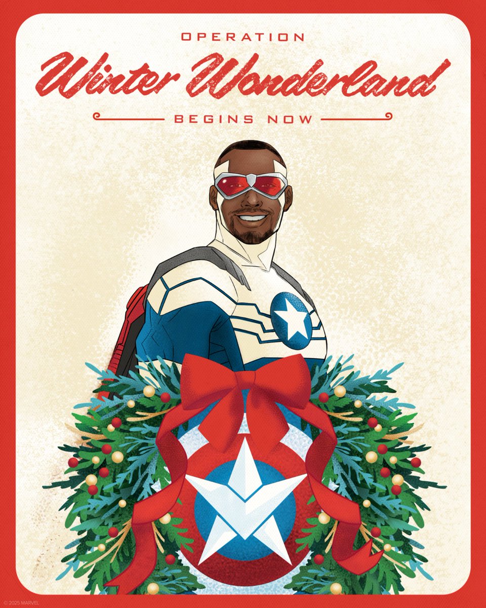 Marvel's tweet image. Happy Holidays, wherever you may be in the Multiverse!