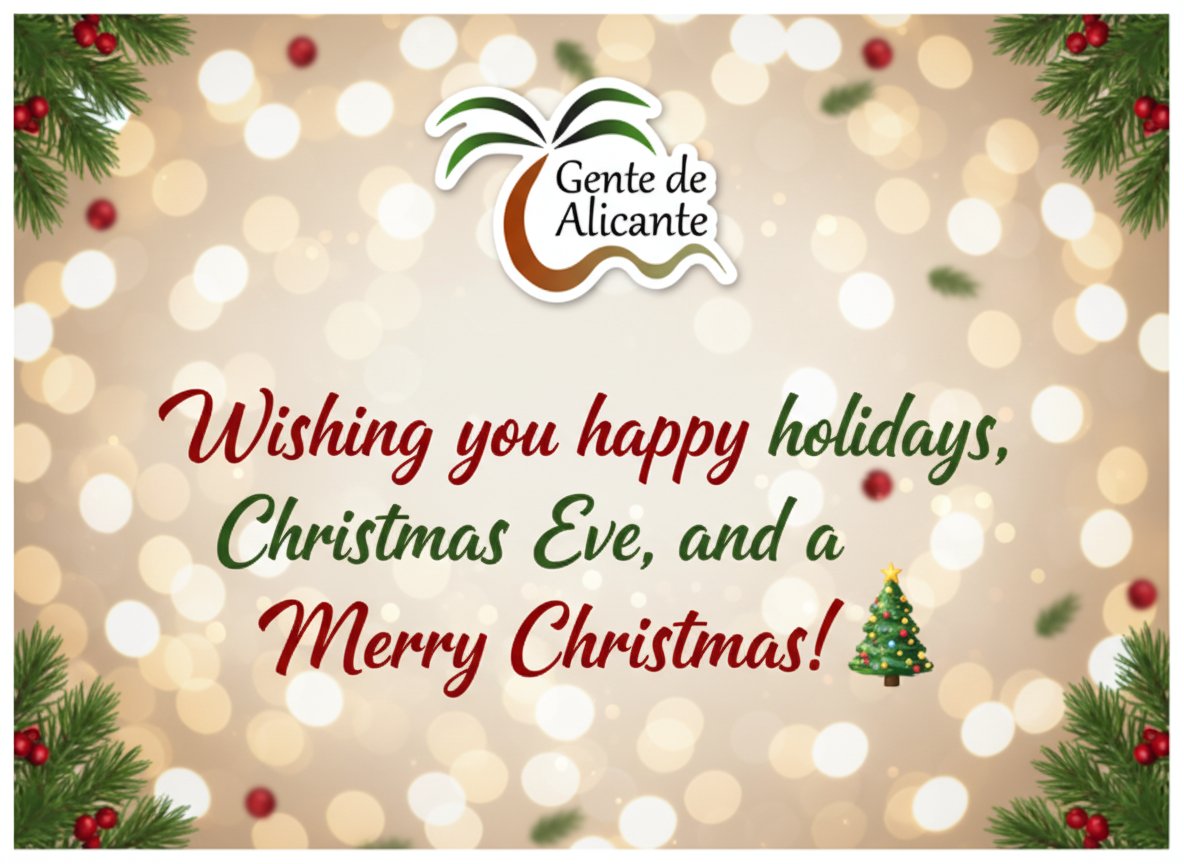 Merry Christmas to the heart of the Costa
Blanca! ☀️ Wishing all my friends and
neighbors in Alicante a wonderful holiday
season filled with peace, love, and joy. Enjoy the
festivities! 🌲❤️ #Alicante #HappyHolidays
#Christmas2025