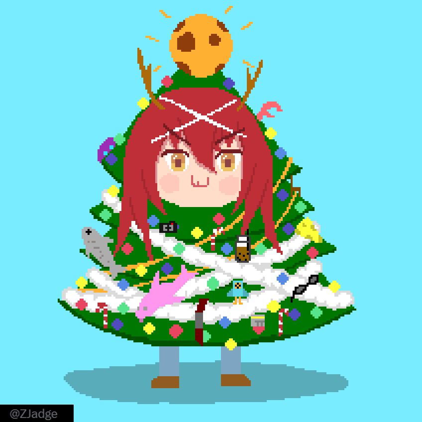 Goofy Yuna tree, for xmas
