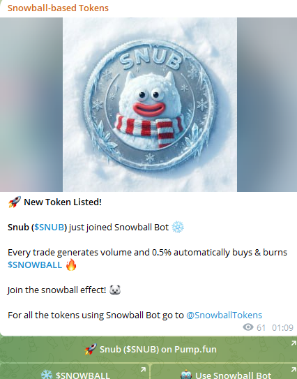 Snub tweet media