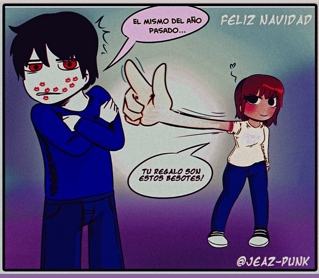 JEAZthepunkkid's tweet image. Dibujo inédito (feliz navidad sangrienta)