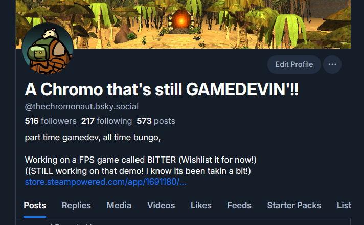 A Chromo that's still fighting GAMEDEV! tweet media