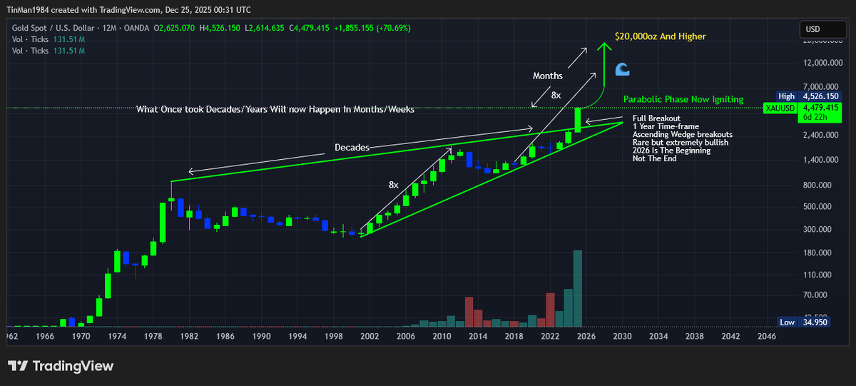 ResetTime2030's tweet image. #Gold #Silver #Platinum. We have surfed a 40 year bond bull until 2020. Taking the escalator up over a long period of time. 2026 we will enter the free-fall down over much shorter duration . What once took decades will happen in weeks/months. The Tsunami is now on the horizon